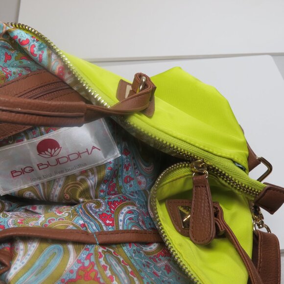 Big Buddha Forest  Convertible Shoulder Bag Tote Satchel - Picture 9 of 9